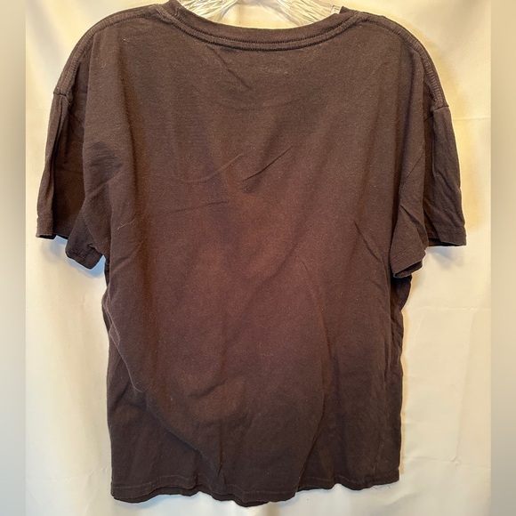 Billie Eilish Size L Happier Than Ever Concert Graphic T-shirt Black Bad Things - Picture 3 of 5